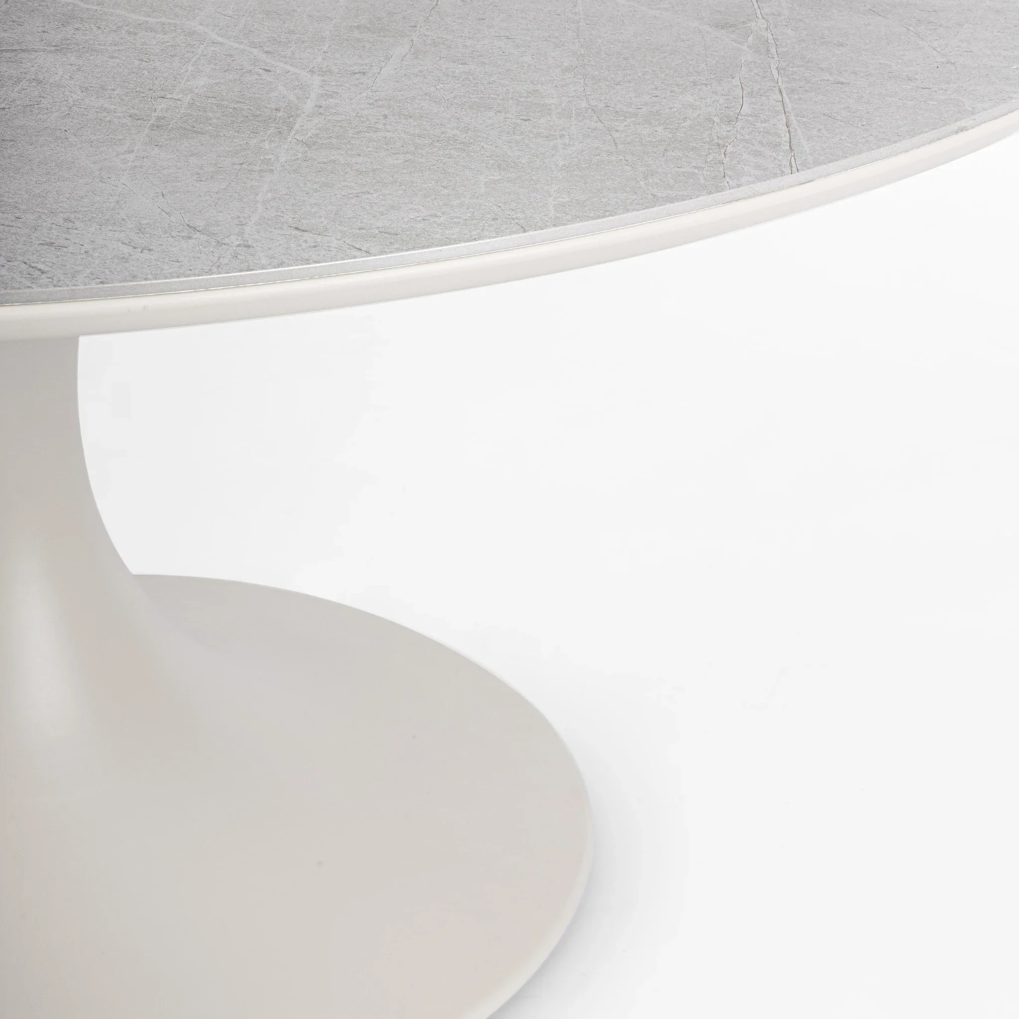 ARNOLD Round Sintered Stone Outdoor Dining Table - Image 5