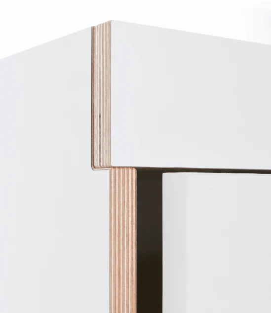 FLAI Double Wardrobe with External Drawers - Image 5