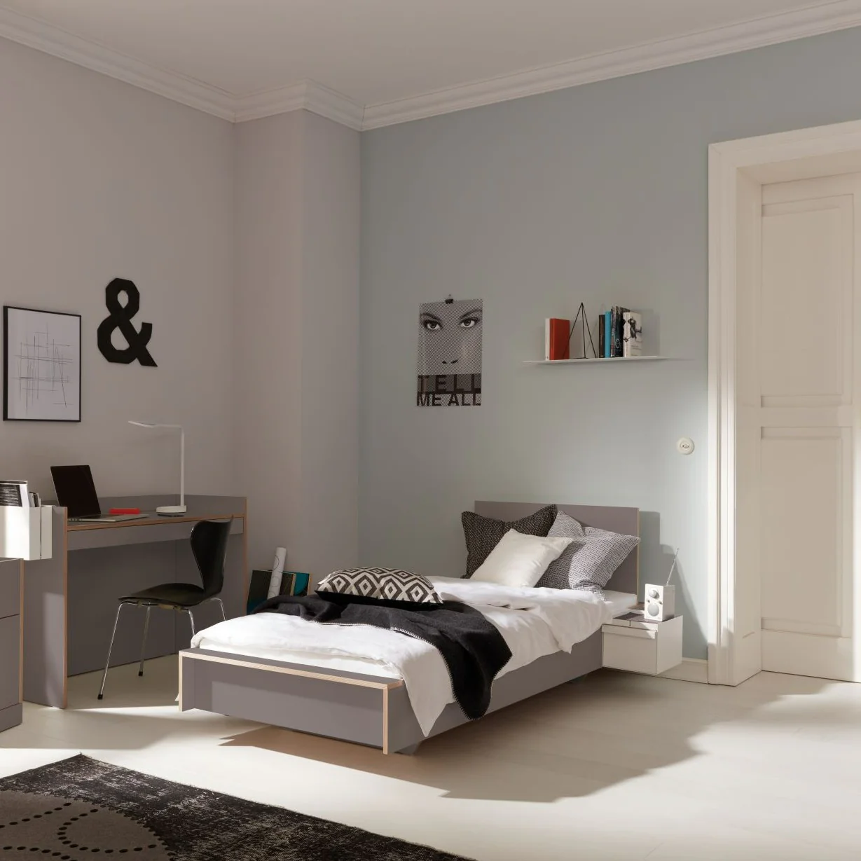 FLAI Wooden Single Bed - Image 4
