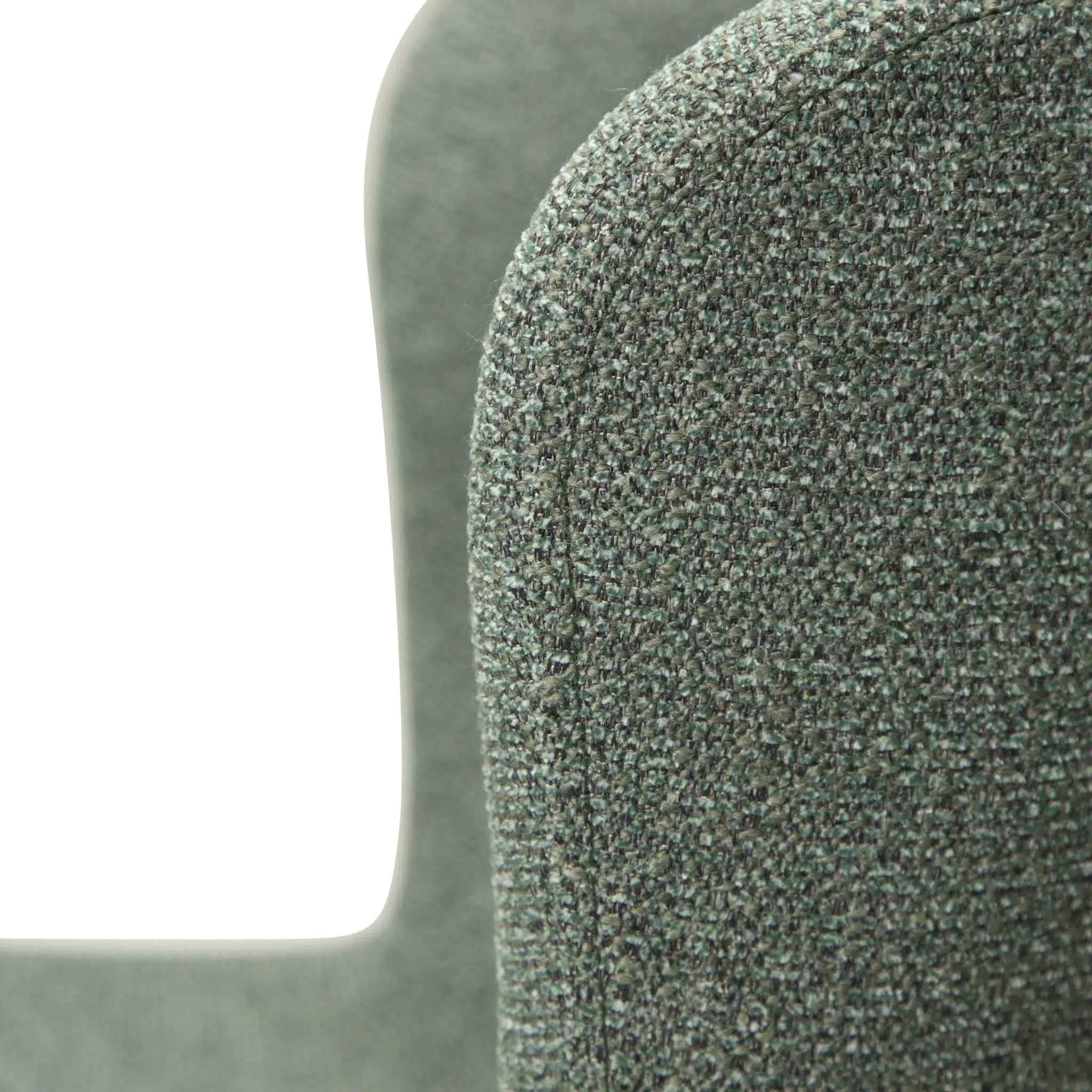 GLAM Dining Chair - Fabric, Metal Legs - Image 8