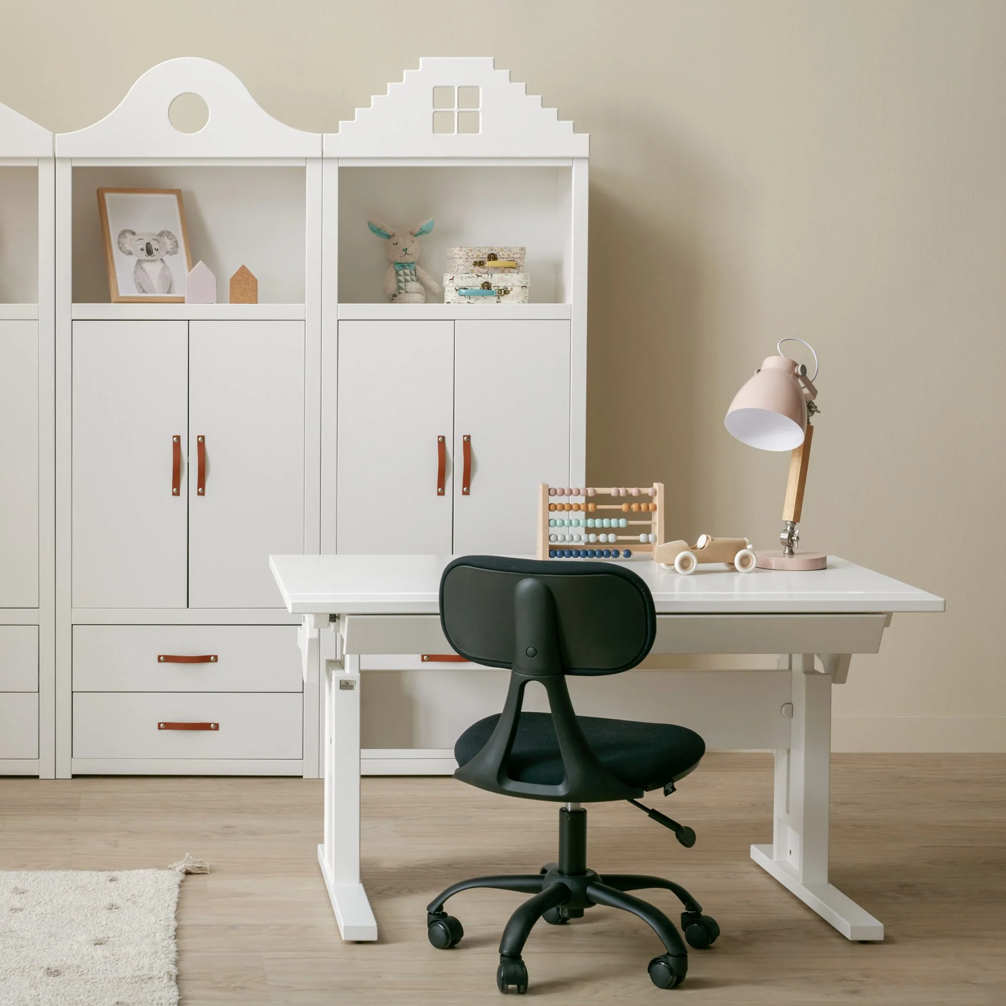 Writing Desk - Height and Slant Adjustable Desk with Drawer - Image 4