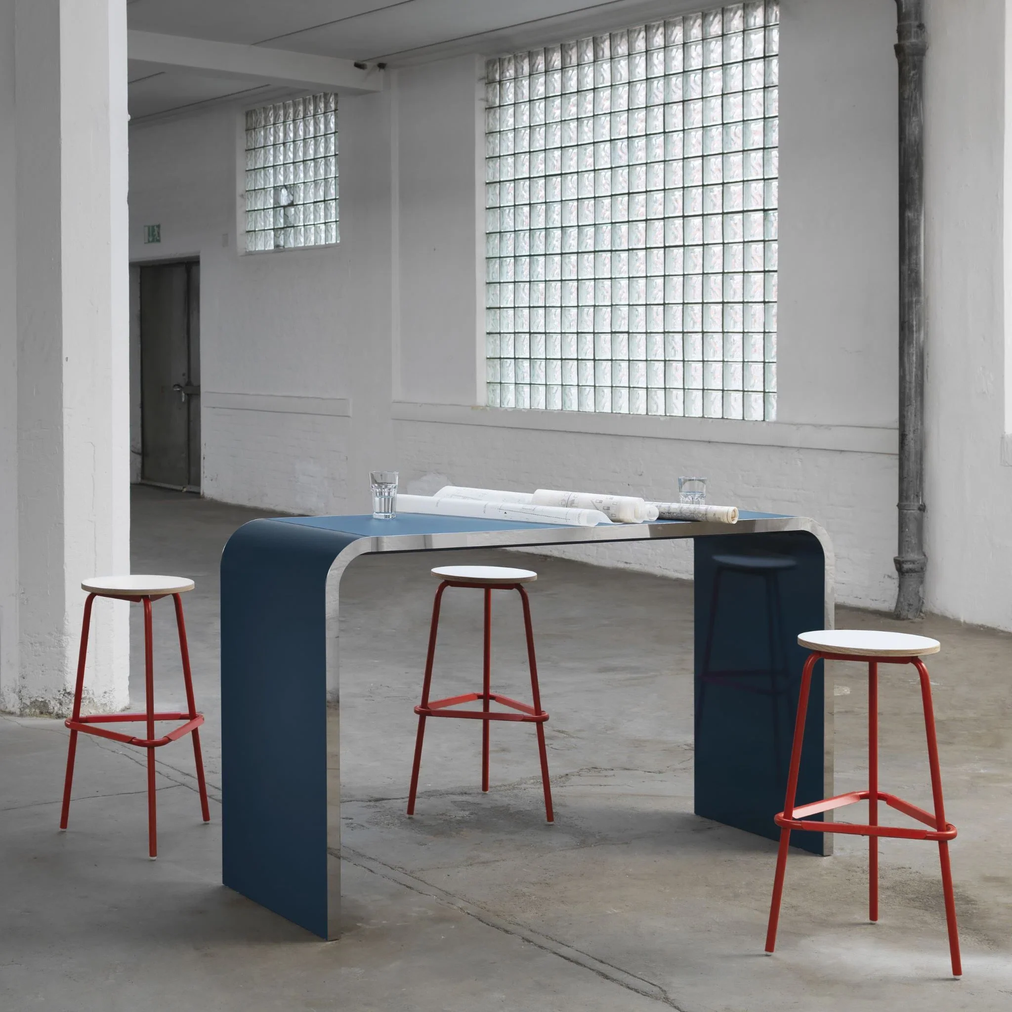 HIGH LINE M10 Metal Desks/Dining Table - Image 5