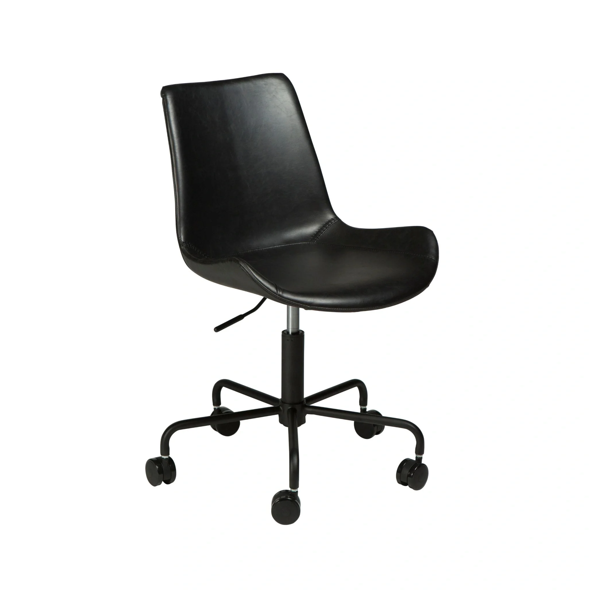 HYPE Office Chair - Art. Leather, Black Metal Legs - Image 7