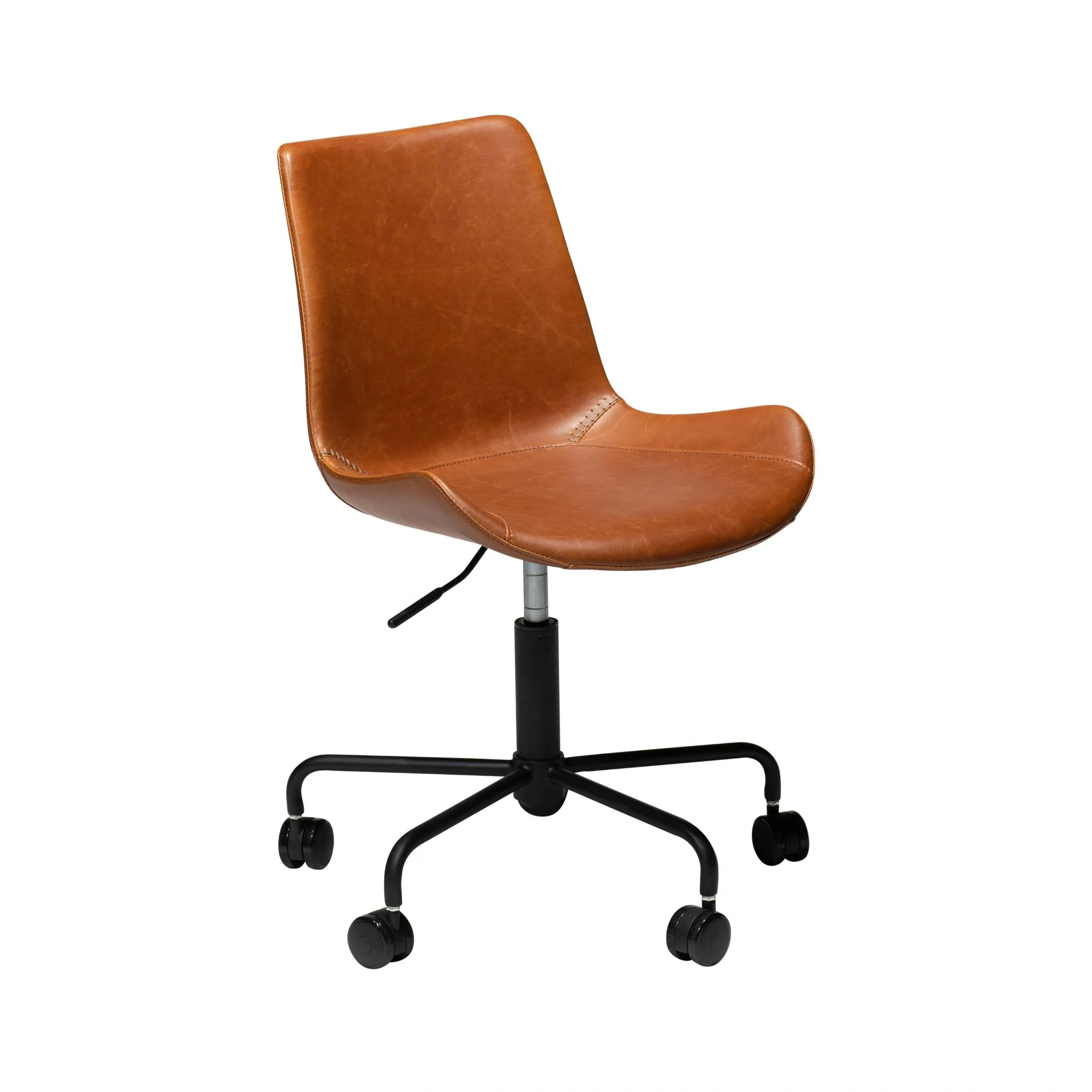 HYPE Office Chair - Art. Leather, Black Metal Legs - Image 8