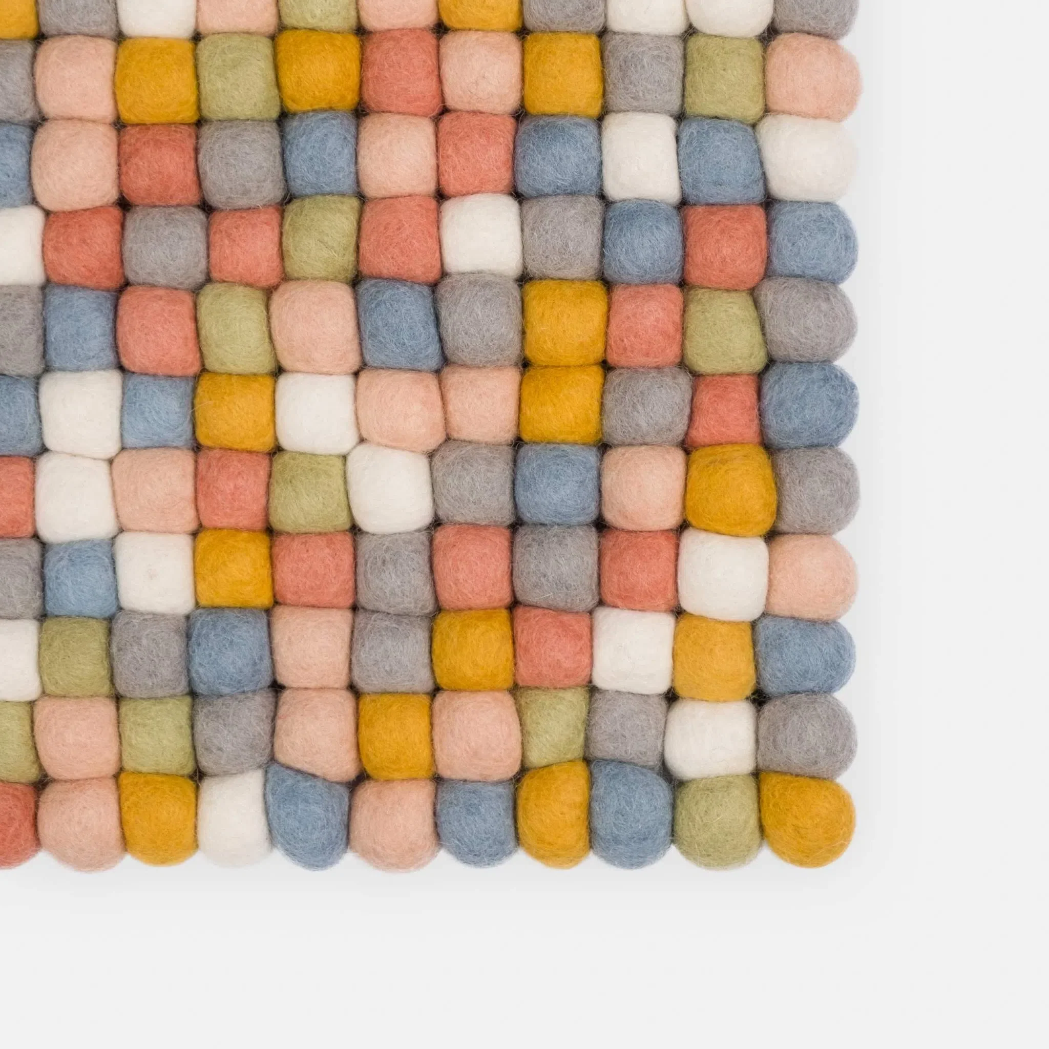 LIESE Felt Ball Rectangular Rugs - Image 3