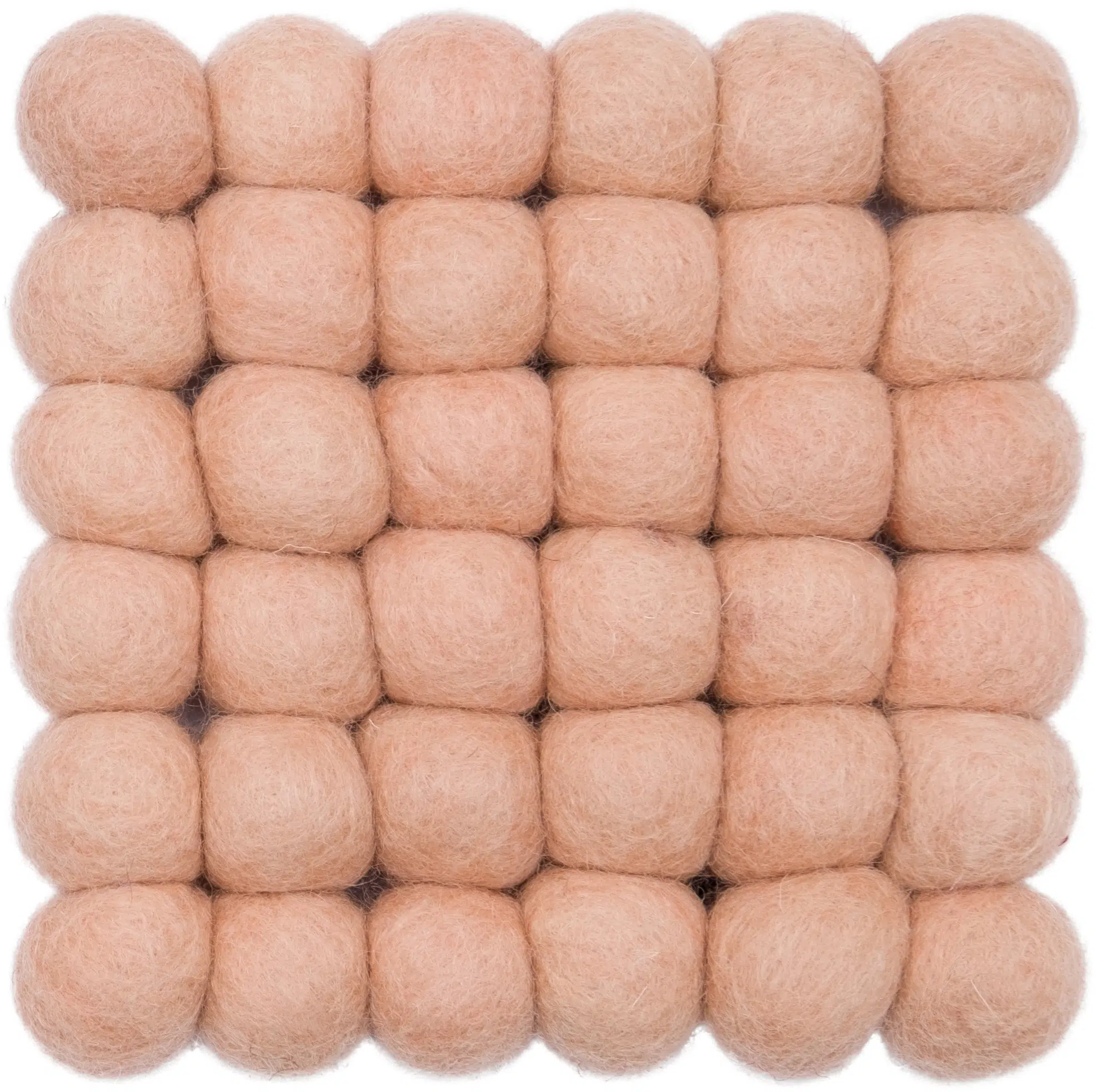 MERLE Felt Ball Rectangular Rugs - Image 6