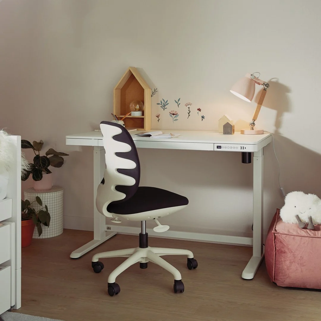RISE Electrical Adjustable Desk with Drawer and USB - Image 4