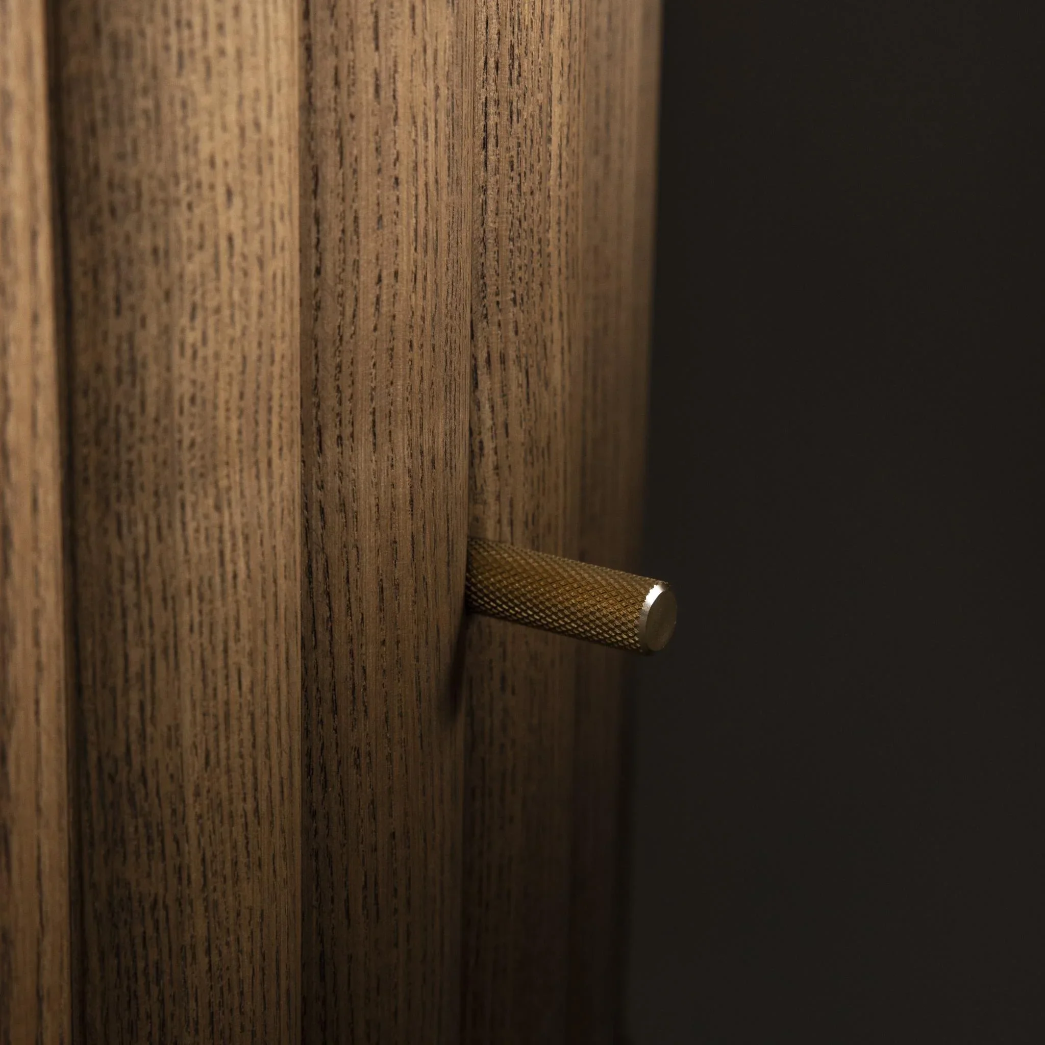 VELVET Ribbed Wooden Nightstand - Image 7